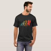 T-shirt Danse carrée d'évolution drôle rétro (Devant entier)