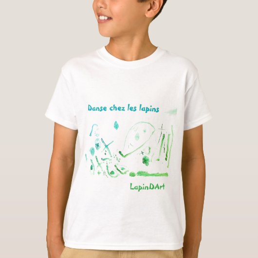 T-shirt Danse chez les lapins (Devant)