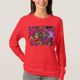 T-shirt Danse Cool mignonne Art Abstrait Fractal