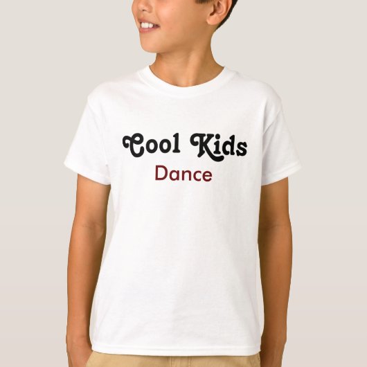 T-shirt Danse cool pour enfants (Devant)
