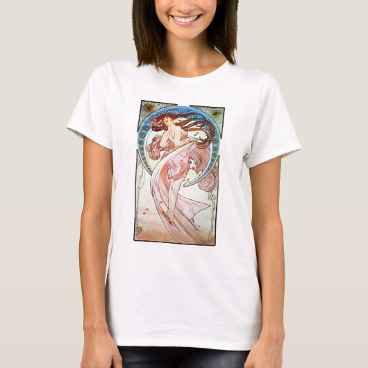 T-shirt Danse d'Alphonse Mucha (Devant)