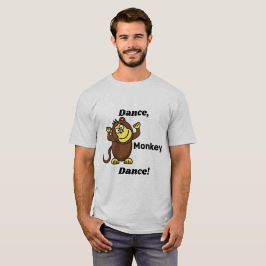 T-shirt Danse, Danse des singes ! (Devant entier)
