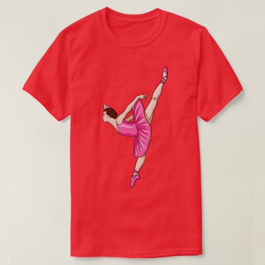 T-shirt Danse de Ballerina (Design devant)