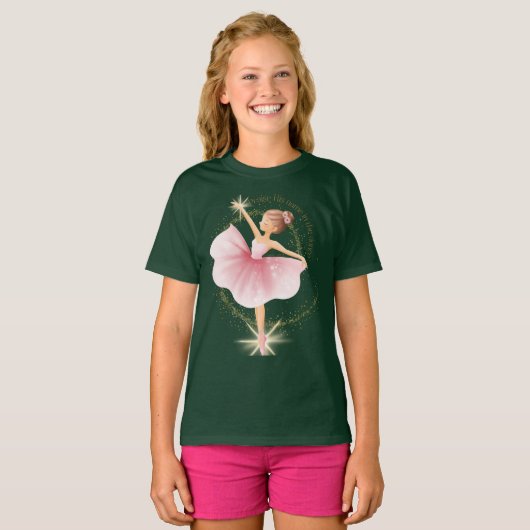 T-Shirt Danse de Ballerine (Devant entier)