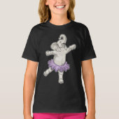 T-shirt Danse de ballet Elephant Ballerina (Devant)