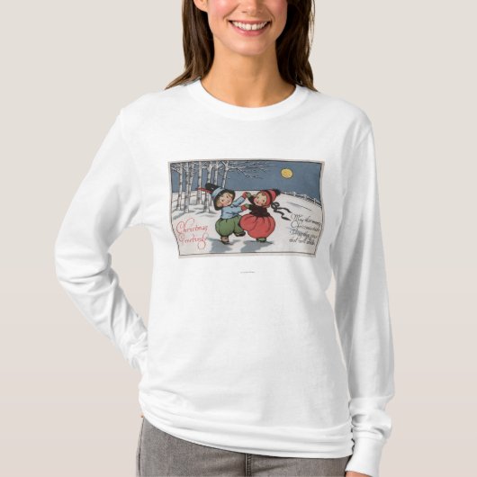 T-shirt Danse de couples dans le clair de lune (Devant)