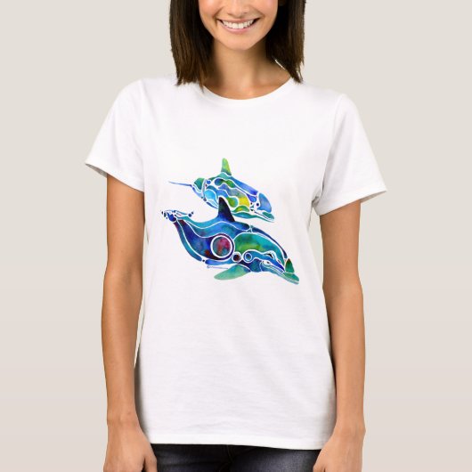 T-shirt Danse de dauphin (Devant)