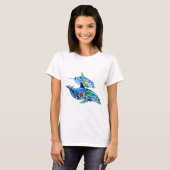 T-shirt Danse de dauphin (Devant entier)