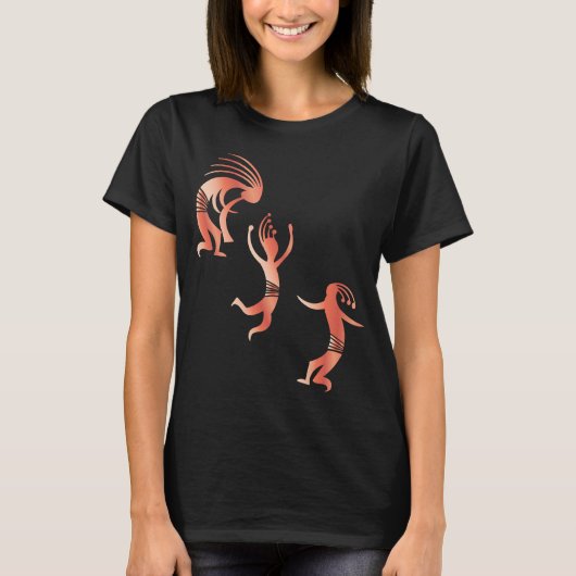 T-shirt Danse de la fête Kokopellis (Devant)