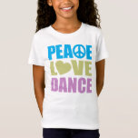 T-Shirt Danse de la paix<br><div class="desc">Peace Love Dance... De quoi avez-vous besoin dans la vie ? Un cadeau parfait pour tous les accros de la danse. Peu importe que vous soyez entraînés au ballet, que vous fassiez de la danse dans la rue ou que vous soyez sur la scène du club pour vous montrer vos...</div>