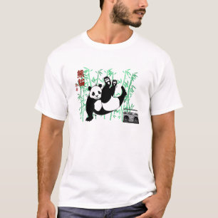 T-shirt Danse de panda de hip hop