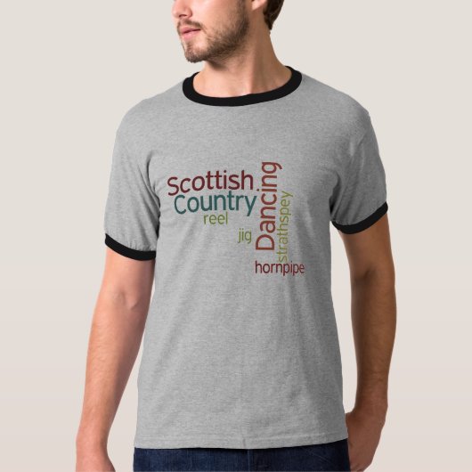 T-shirt Danse de pays écossaise (Devant)