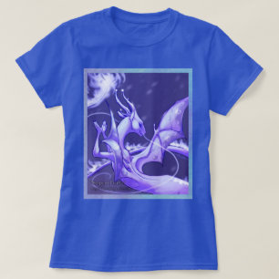 T-shirt "Danse de serpent" : Chemise blanche lunatique de