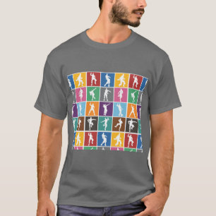 T-shirt Danse de victoire de Battle Royale treillis arc-en