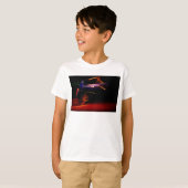 T-shirt danse de voiture violette (Devant entier)