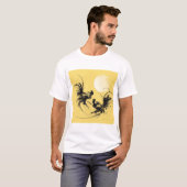 T-shirt Danse des coqs (Devant entier)