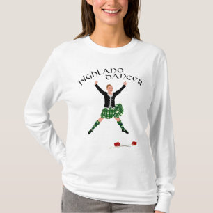 T-shirt Danse écossaise des Highlands avec l'épée Ghillie 