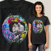 T-shirt Danse en famille avec fleurs et papillons PV01