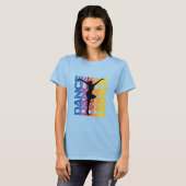 T-shirt Danse et Lettres (danse) (Devant entier)