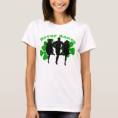 T-shirt Danse fluviale, Danseurs irlandais Cabot vert/sham (Devant)