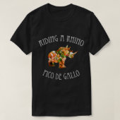 T-shirt Danse Gavin Danse À L'Équitation A Rhino Pico De G (Design devant)