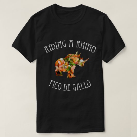 T-shirt Danse Gavin Danse À L'Équitation A Rhino Pico De G (Design devant)
