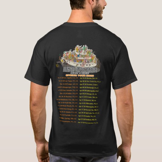 T-SHIRT DANSE GAVIN DANSE ANIMAUX EN TANT QUE LEADERS - SP (Dos)