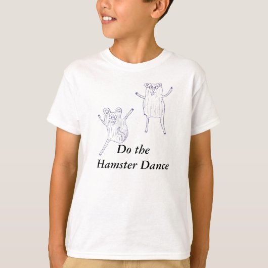 T-shirt danse hamster, (Devant)