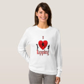 T-shirt Danse I Heart Tap (Devant entier)