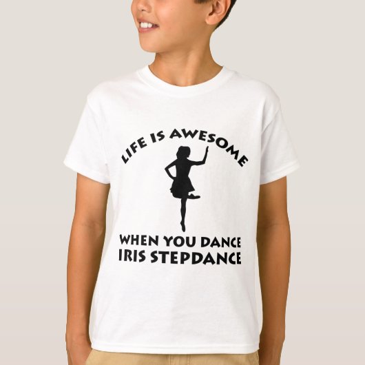 T-shirt danse irlandaise de stepdance (Devant)