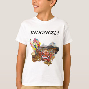 T-shirt Danse Java indonésienne & mignonette animal T-shir