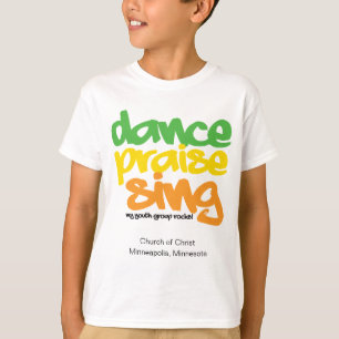 T-shirt Danse Louer Chanter Groupe de Jeunes Chanteurs Per