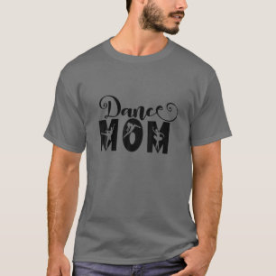T-shirt Danse Maman Leopard Danser Danser Danser Maman Fêt