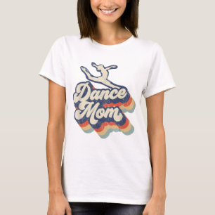 T-shirt Danse Maman Retro Sunset Danse Maman Vie Noël Mo