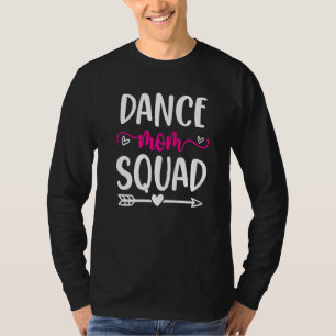 T-shirt Danse Maman Squad Funny Pink Cute Arrow And Heart