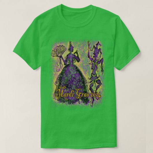 T-shirt Danse Mardi Gras (Design devant)