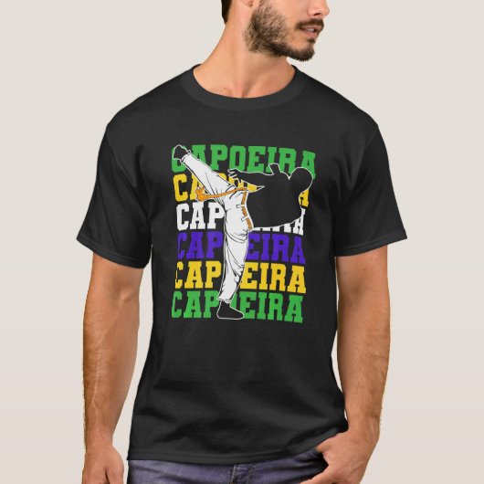 T-shirt Danse Martial Capoeira brésilienne (Devant)