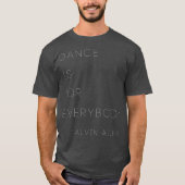 T-shirt Danse moderne s Alvin Ailey T Hommes Danseuse femm (Devant)