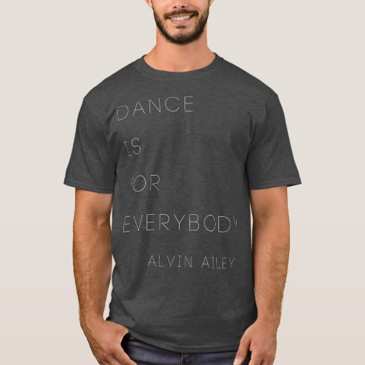 T-shirt Danse moderne s Alvin Ailey T Hommes Danseuse femm (Devant)
