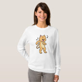 T-shirt Danse Musique Cat (Devant entier)