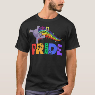 T-shirt Danse Rhino Pride Rhinoceros Rainbow Men G