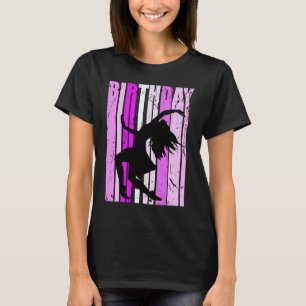 T-shirt Danse Rose Anniversaire Expressive Pour Les Filles