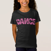 T-Shirt DANSE Rose avec coutures Ballerina (Devant)
