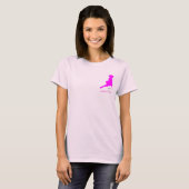 T-shirt Danse sur le rose d'air (Devant entier)