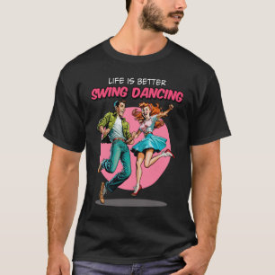 T-shirt Danse swing Danse Lindy Hop Sock Hop des années 5