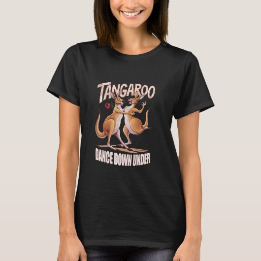 T-shirt Danse Tangourou - Danseurs Tango Aussie K (Devant)
