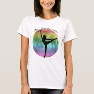 T-shirt Danse tee - shirt "Rainbow moon dancer