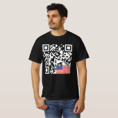 T-shirt Danse Troll QR Funny Président Trump Code de danse (Devant entier)