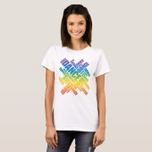 T-shirt Danse typographique (spectre) (Devant entier)