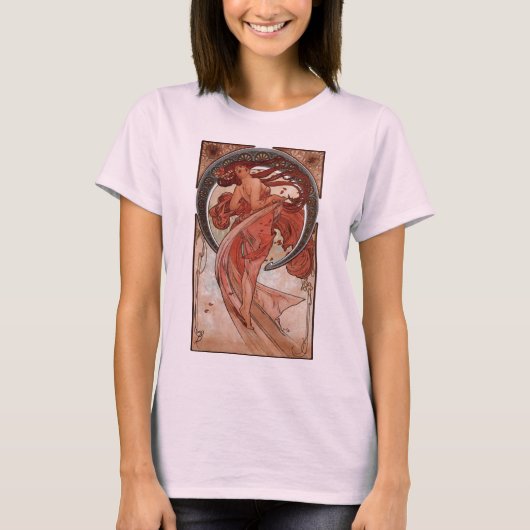T-shirt Danse vintage d'Alphones Mucha (Devant)